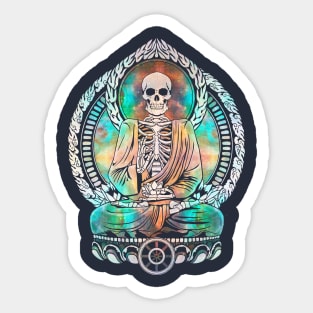 Galactic Starving Buddha Sticker